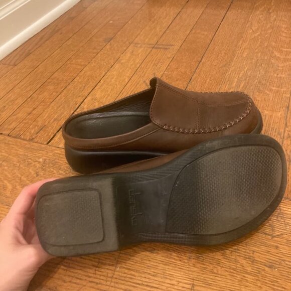 Dansko Brown Clogs leather brown 40 - Picture 2 of 3